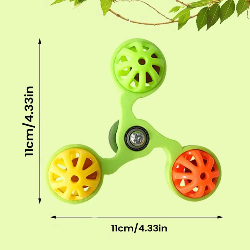 Parrot Toys Interactive  Rotating Windmill Toy Bird Cage Toy For Parrots Rotating  For Stimulation Entertainment Play Chewing