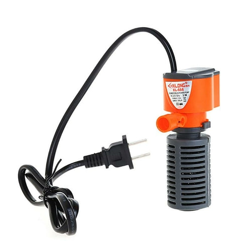3 In 1 Silent Aquarium Filter Submersible Oxygen Internal Pump Sponge
